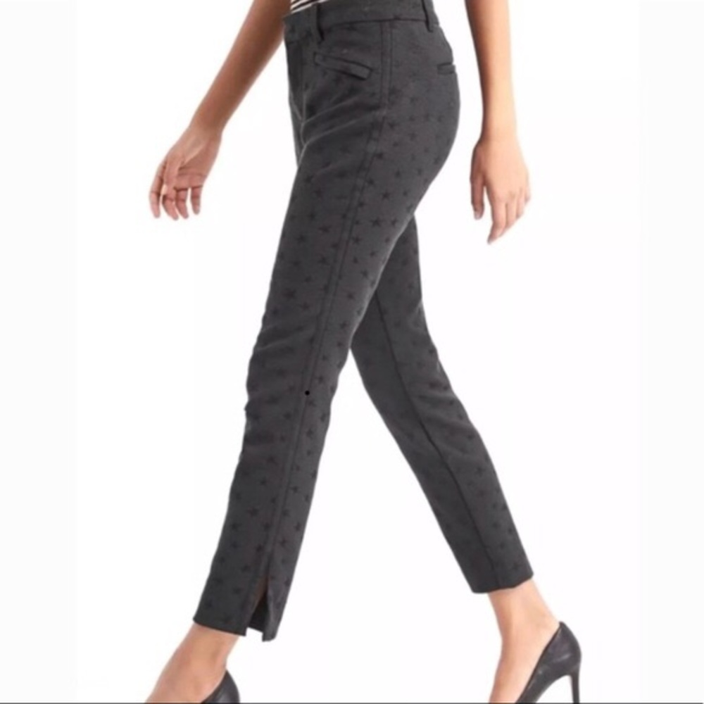 Gap skinny ankle star print pants